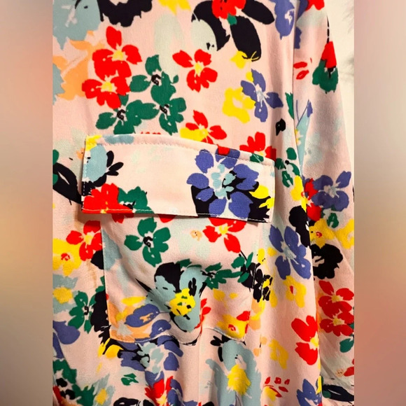 final price HALOGEN x Atlantic-Pacific Floral Smocked Dress - Picture 2 of 8